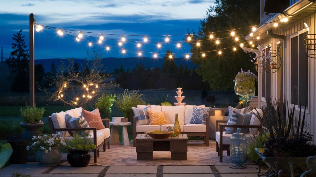 choosing outdoor string lights