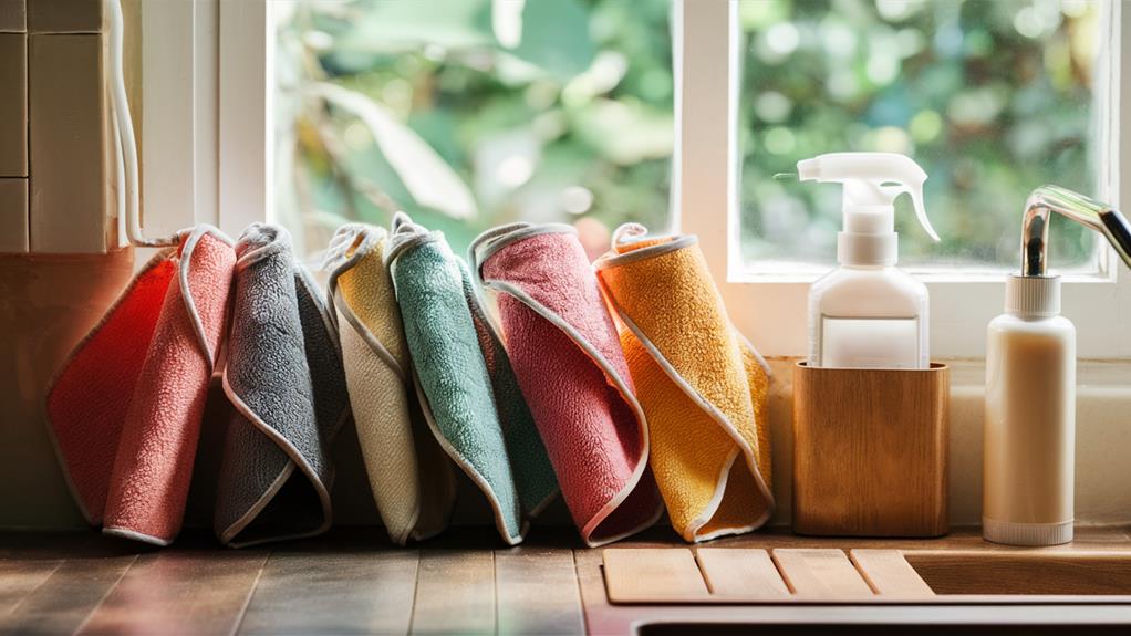 choosing reusable microfiber cloths