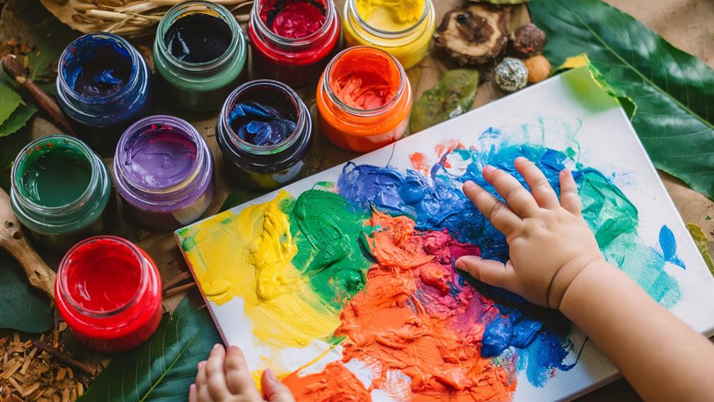 choosing safe finger paint