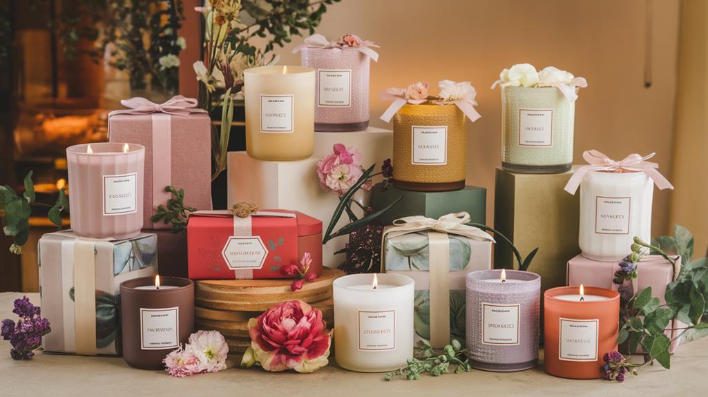 choosing scented candle gift set