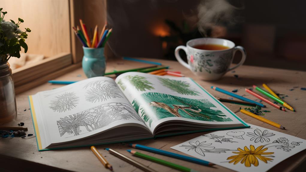 choosing stress relief coloring book