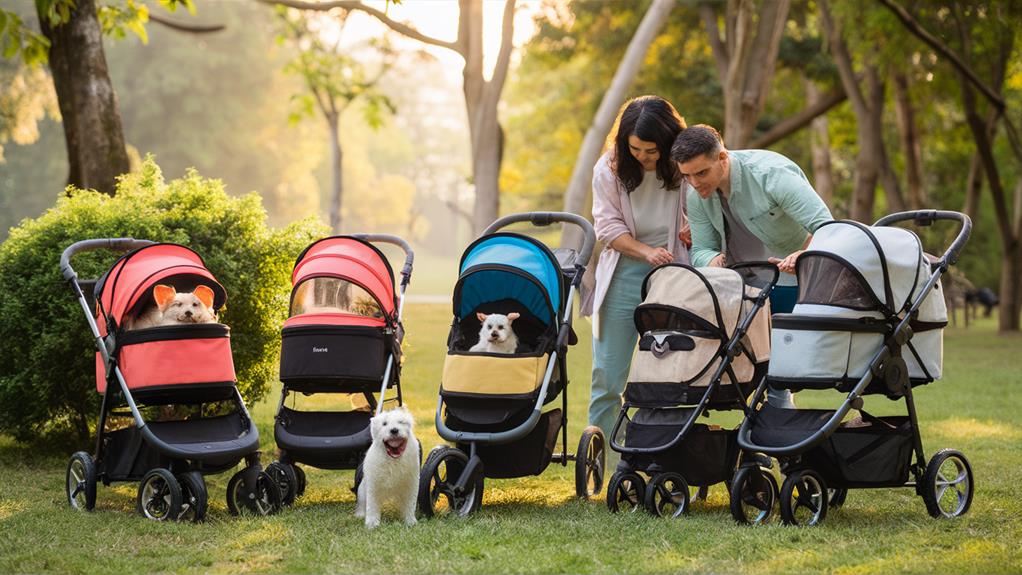 choosing the right pet stroller