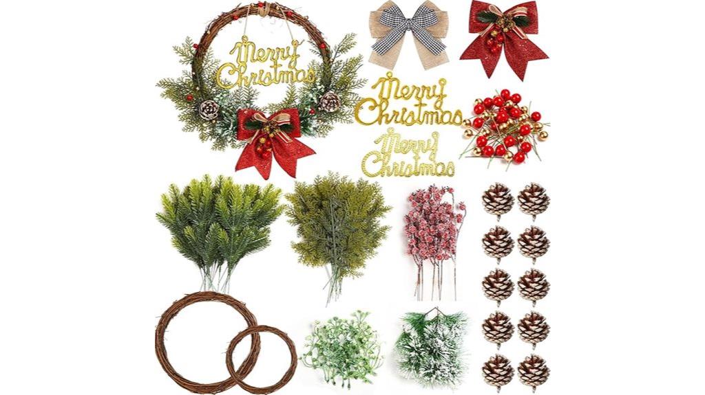 christmas wreath decorating kit