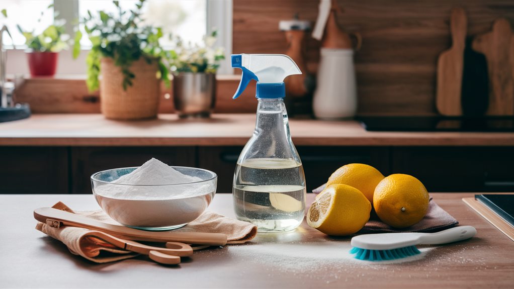 cleaning with cornstarch powder