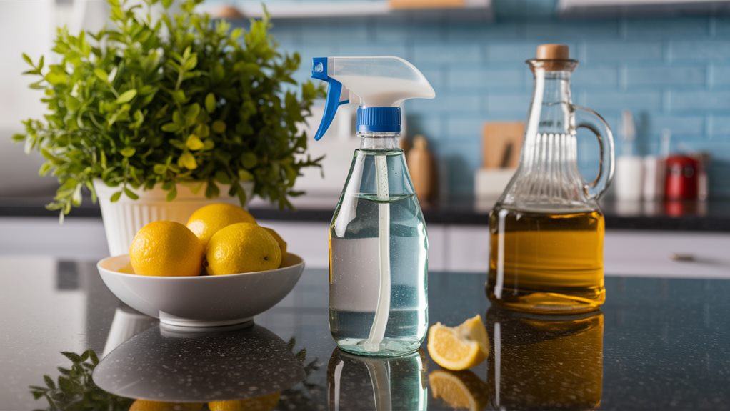 cleaning with vinegar solution