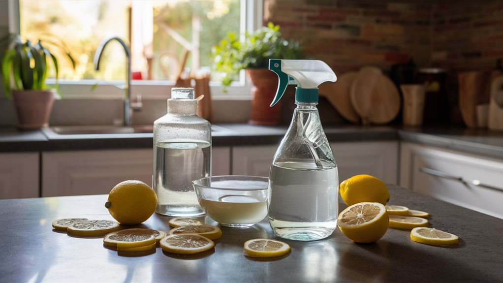 cleaning with white vinegar