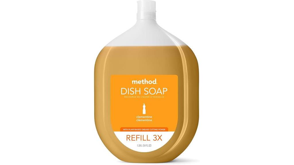 clementine gel dish soap