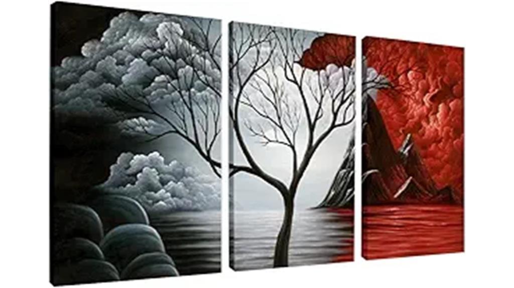 cloud tree canvas art