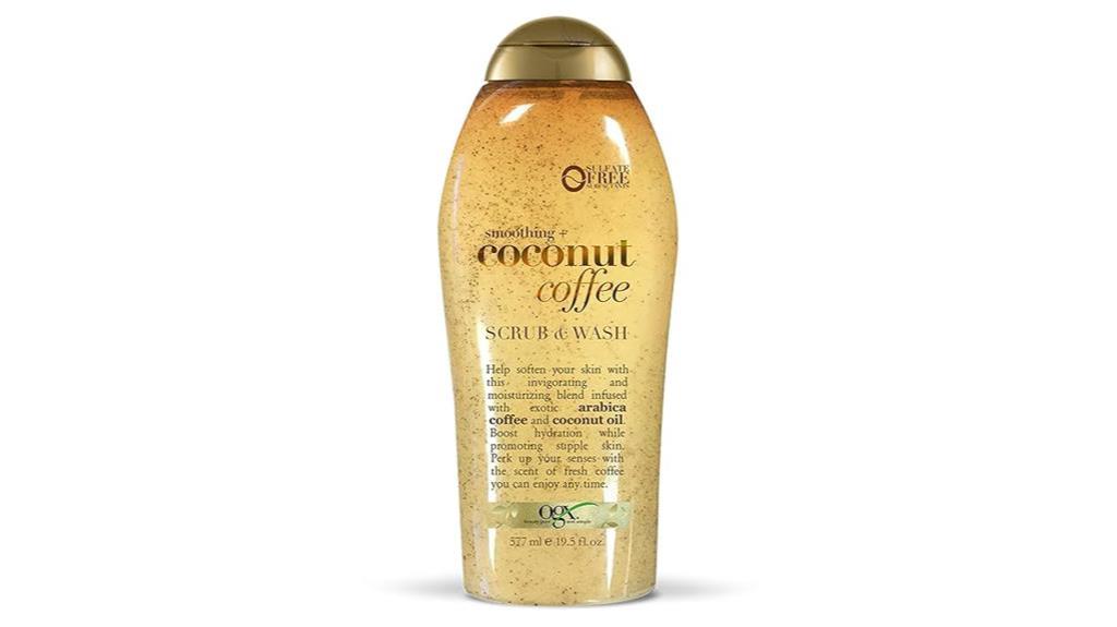 coconut coffee exfoliating scrub