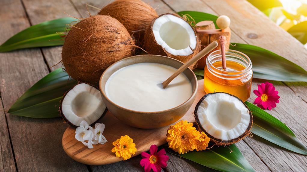 coconut honey hair treatment