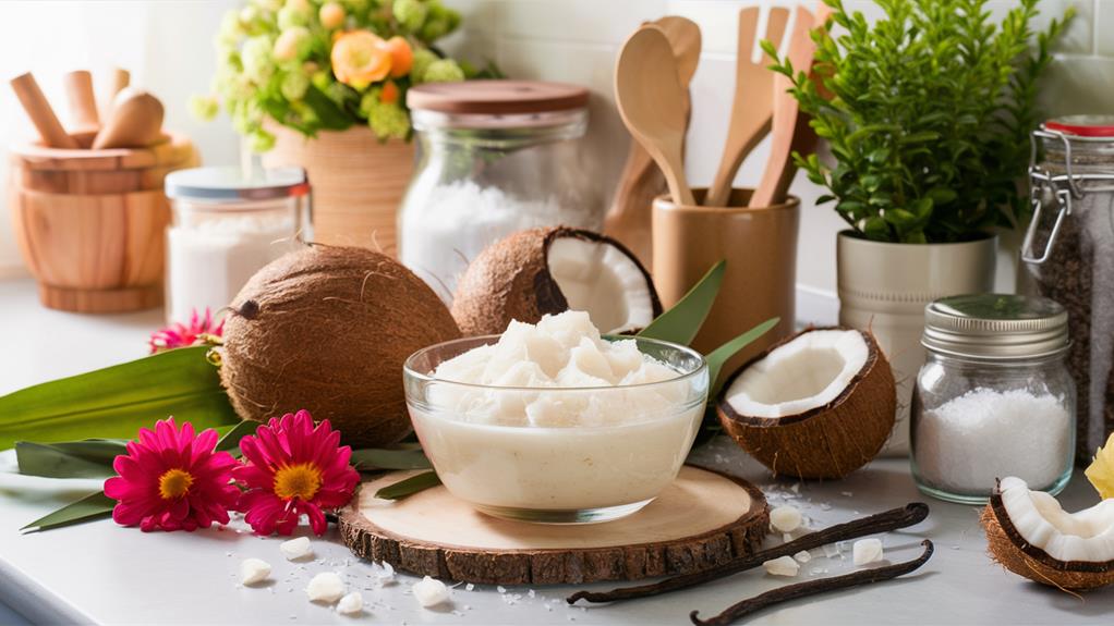 coconut oil exfoliating scrub