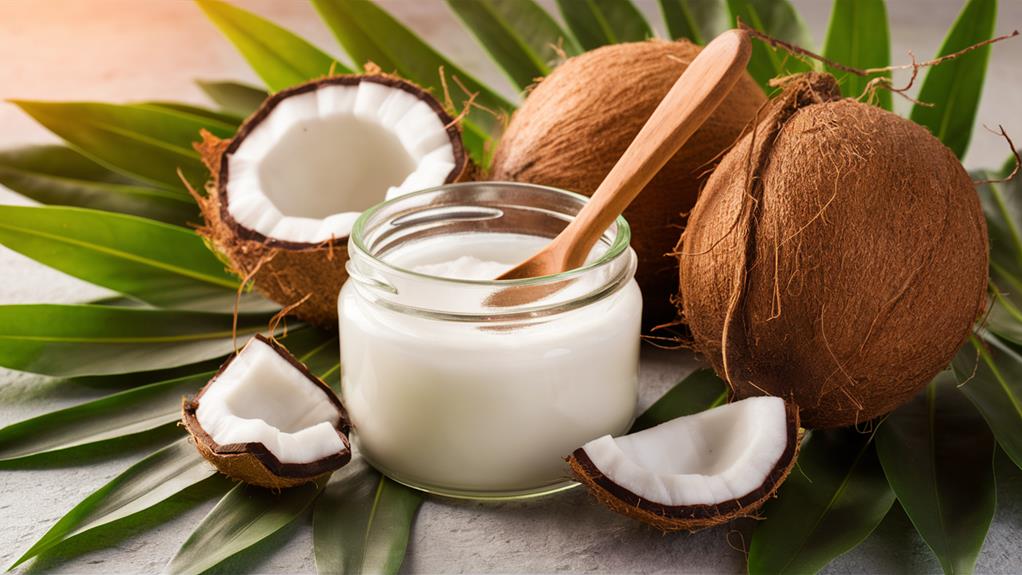 coconut oil for moisturizing