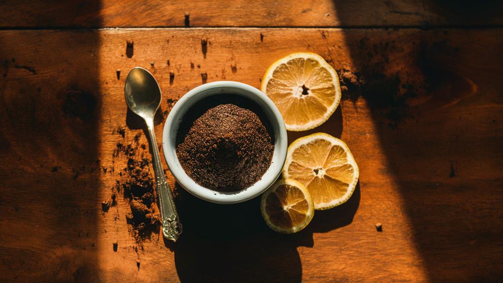 coffee grounds exfoliation benefits