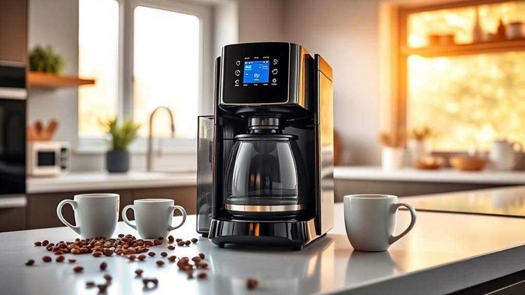 coffee machine with technology