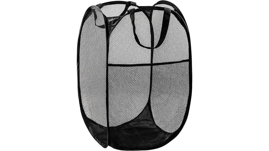 collapsible mesh laundry basket