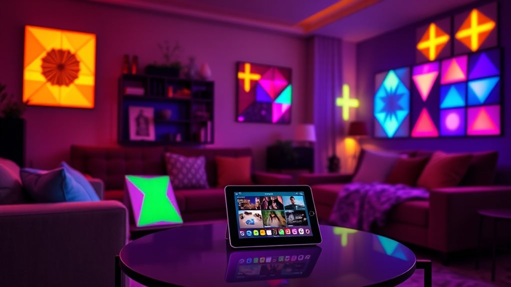 colorful modular smart lighting