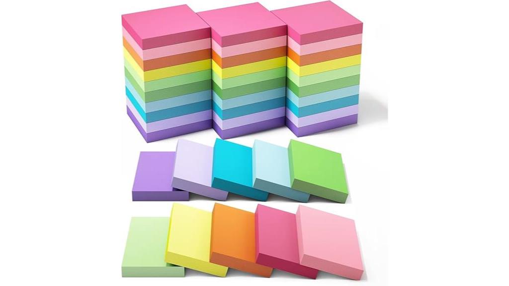 colorful sticky notes pack