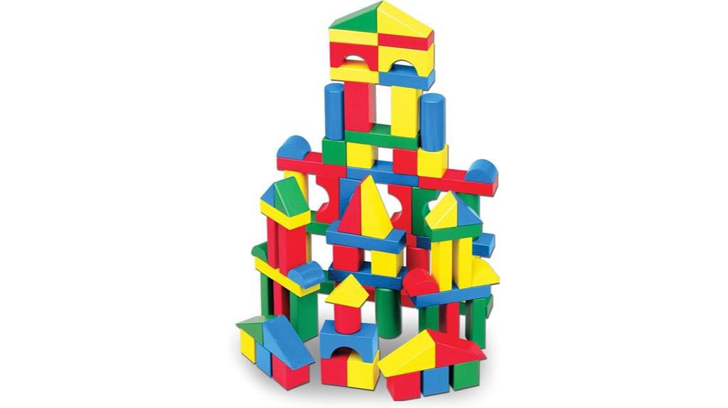 colorful wooden building blocks