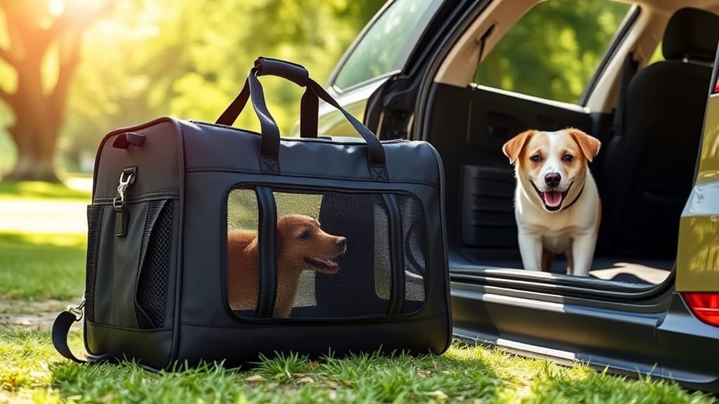 comfortable and stylish pet carrier