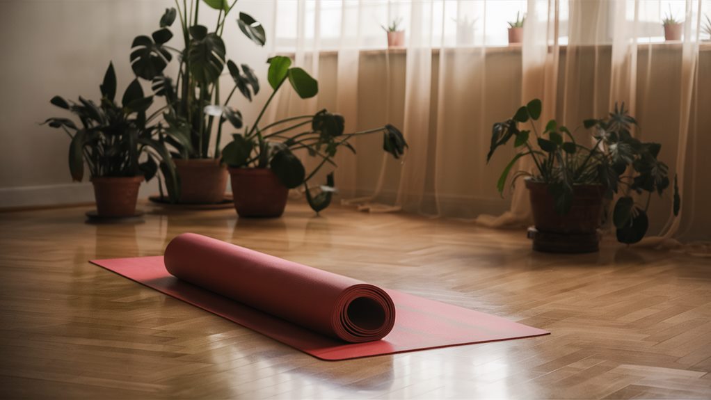 comfortable non slip yoga mats