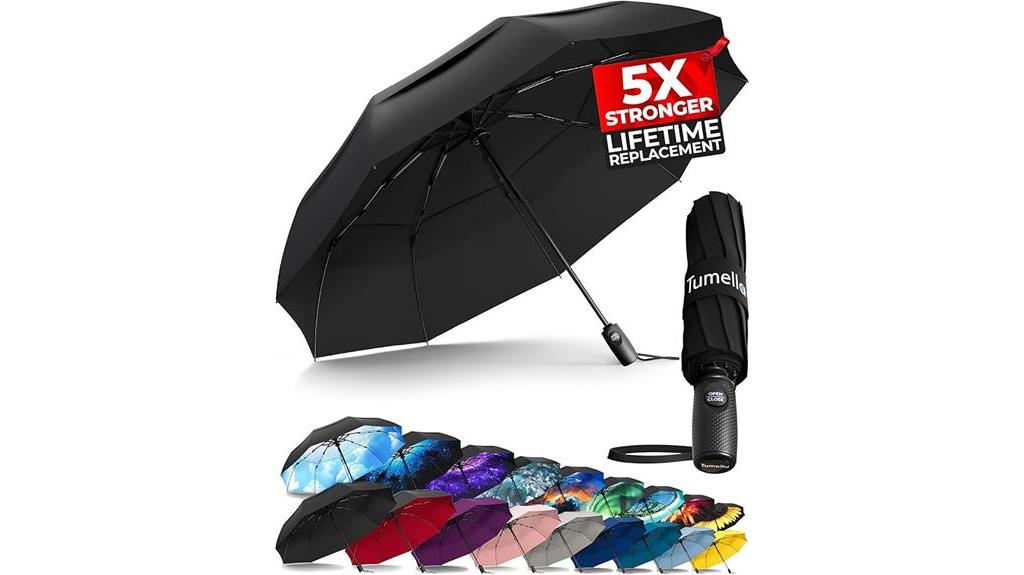 compact automatic folding umbrella