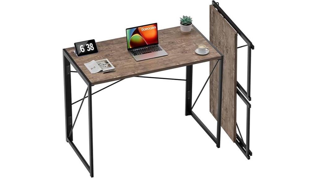 compact coavas folding desk