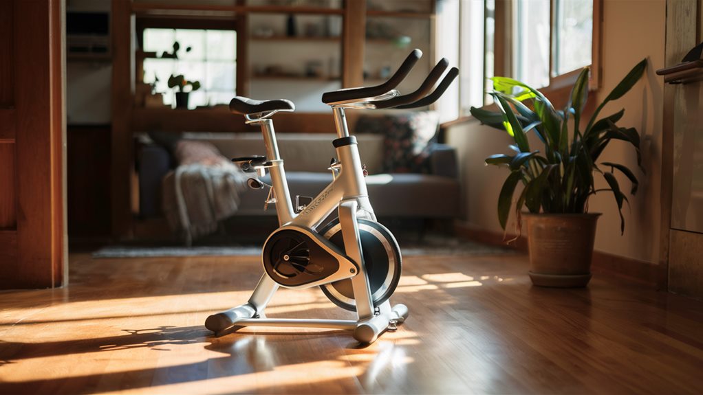 compact exercise bike option