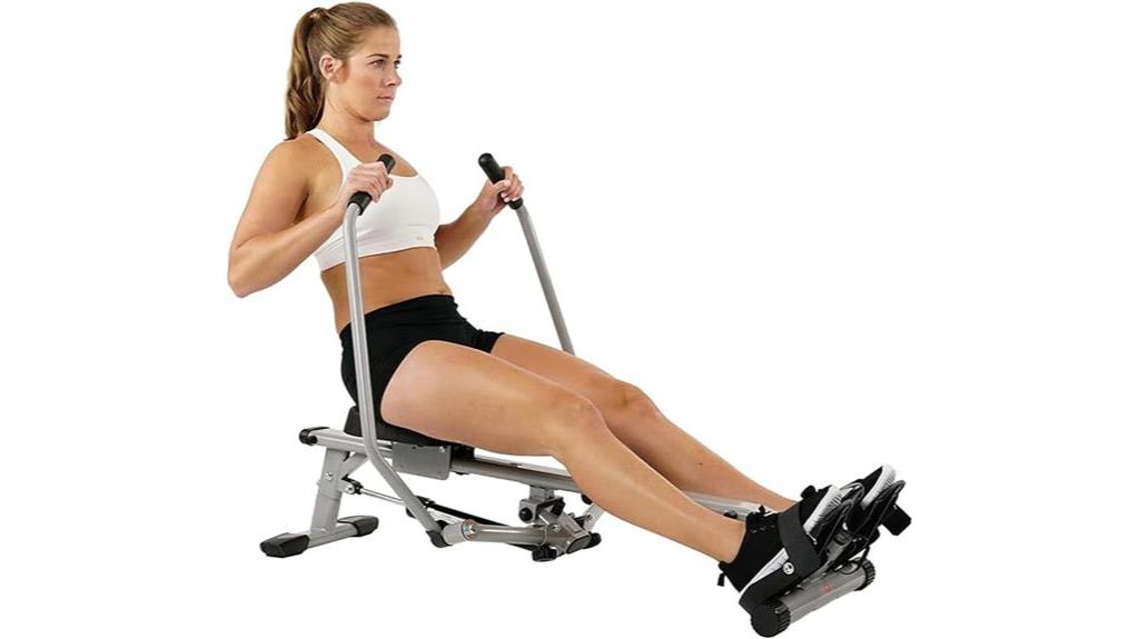 compact full motion rower