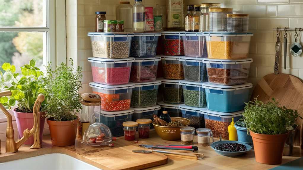 compact plastic storage solutions