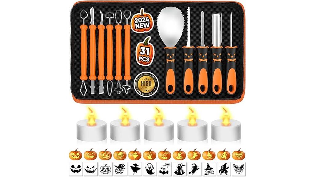 complete pumpkin carving kit