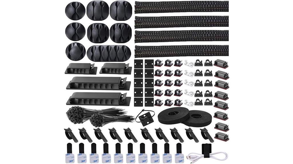 comprehensive cable management kit