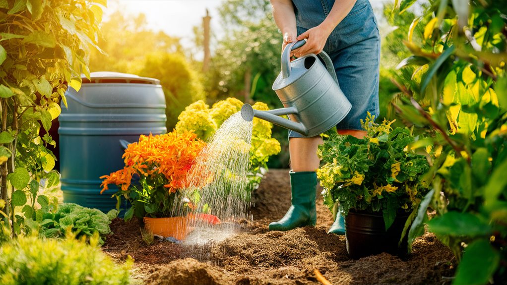 conserving water in gardens