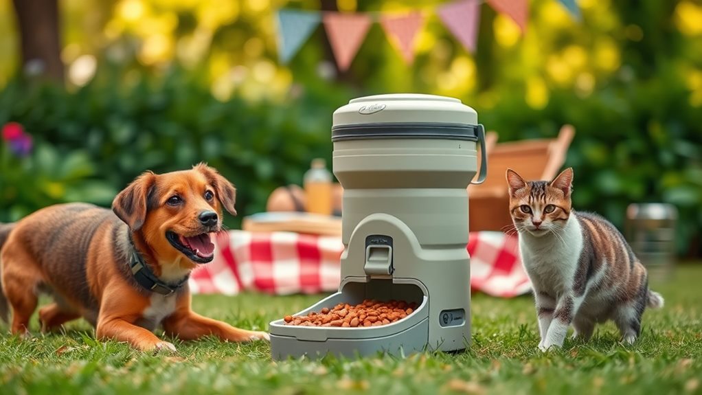 convenient collapsible pet bowls