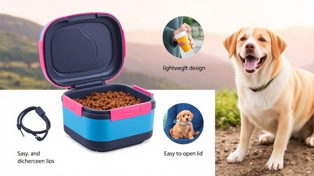 convenient food storage container