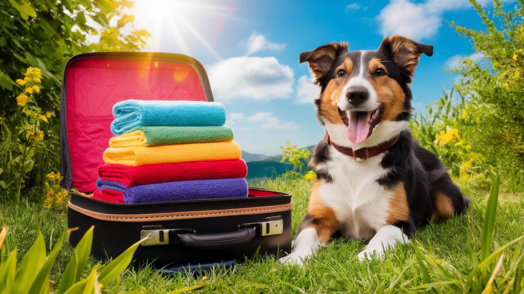 convenient pet towels for travel