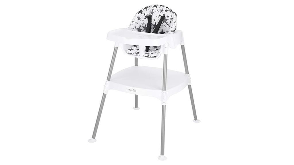 convertible high chair system