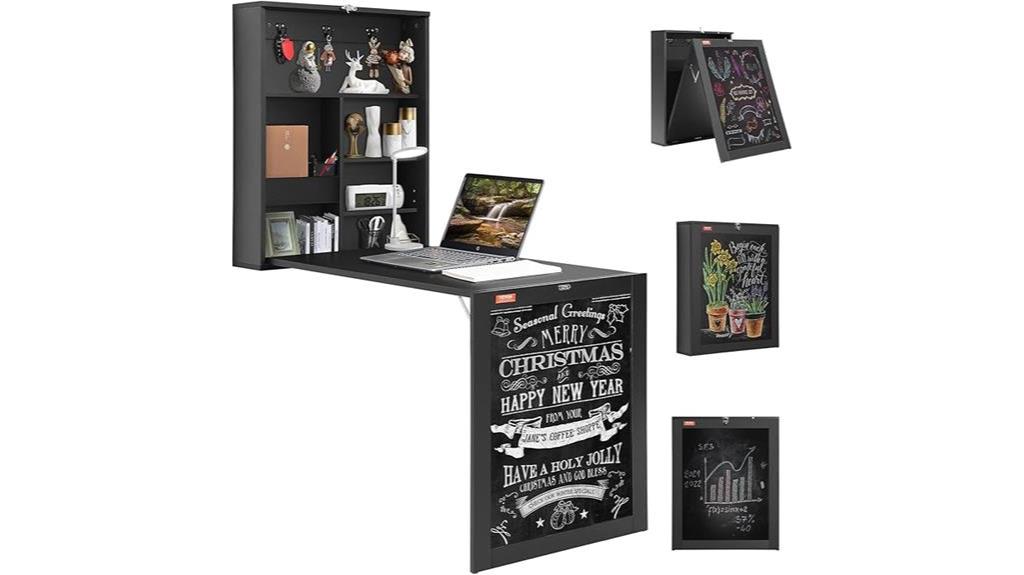 convertible wall table chalkboard