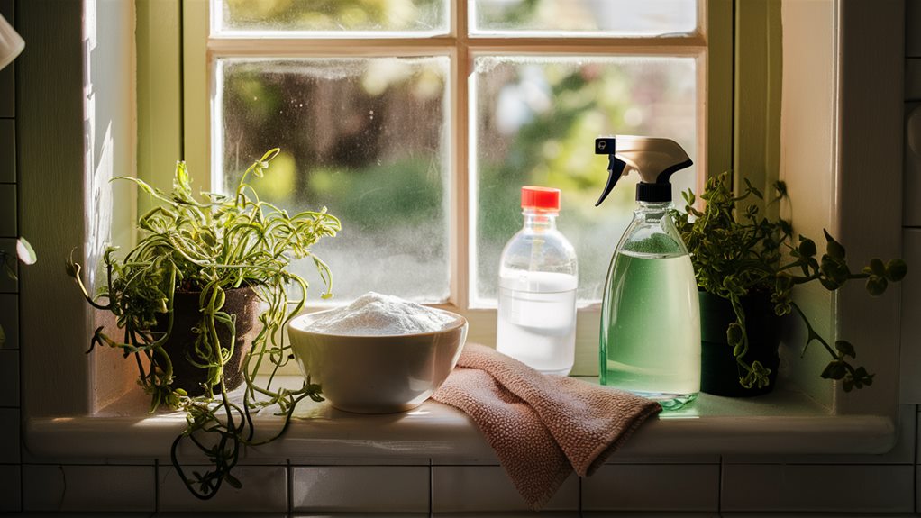 cornstarch for cleaning windows