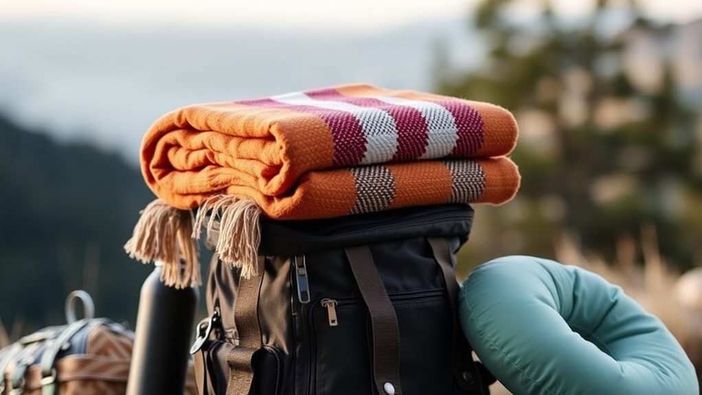 cozy blanket for travel