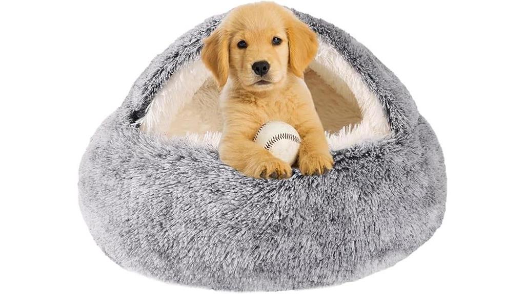 cozy cave bed for pets