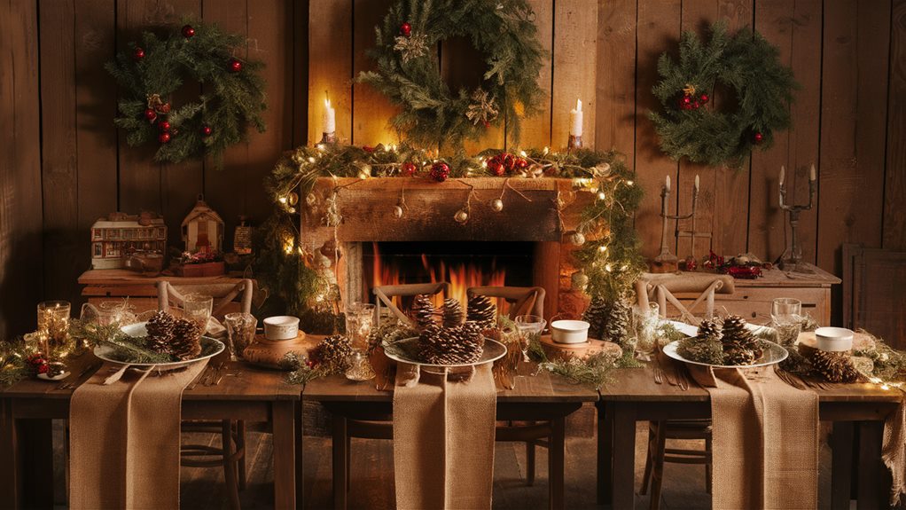 cozy farmhouse holiday decor