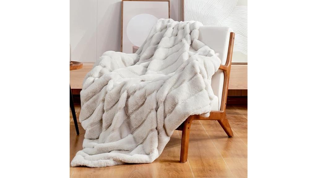 cozy faux fur blanket