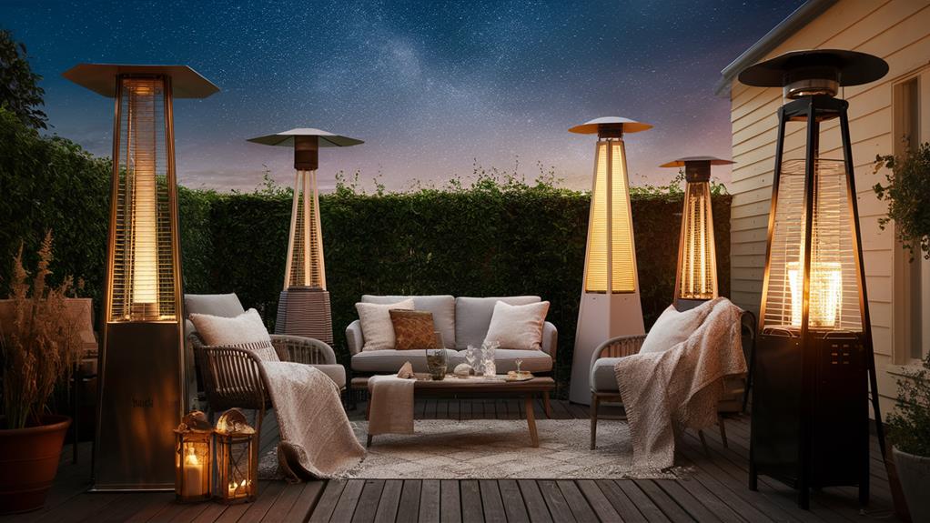 cozy outdoor patio heaters