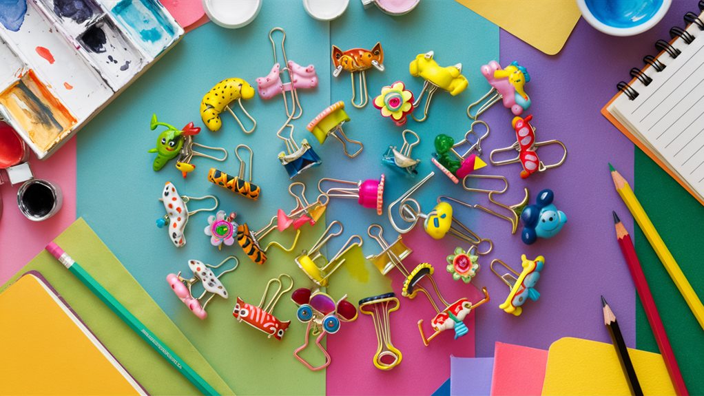 creative paper clip designs