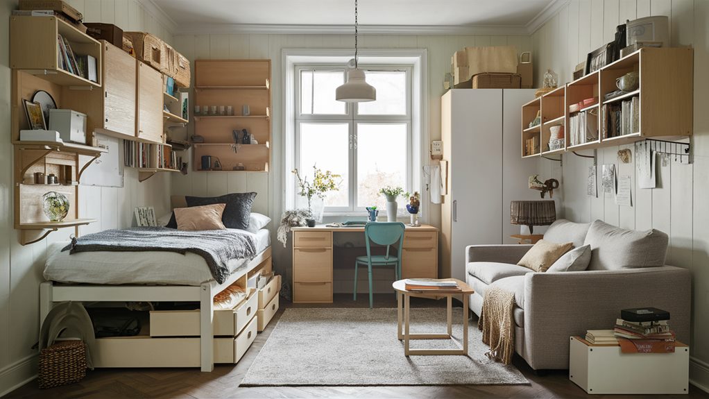 creative storage ideas for apartments