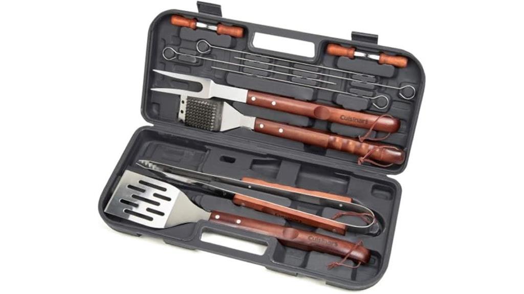 cuisinart wooden handle tool set