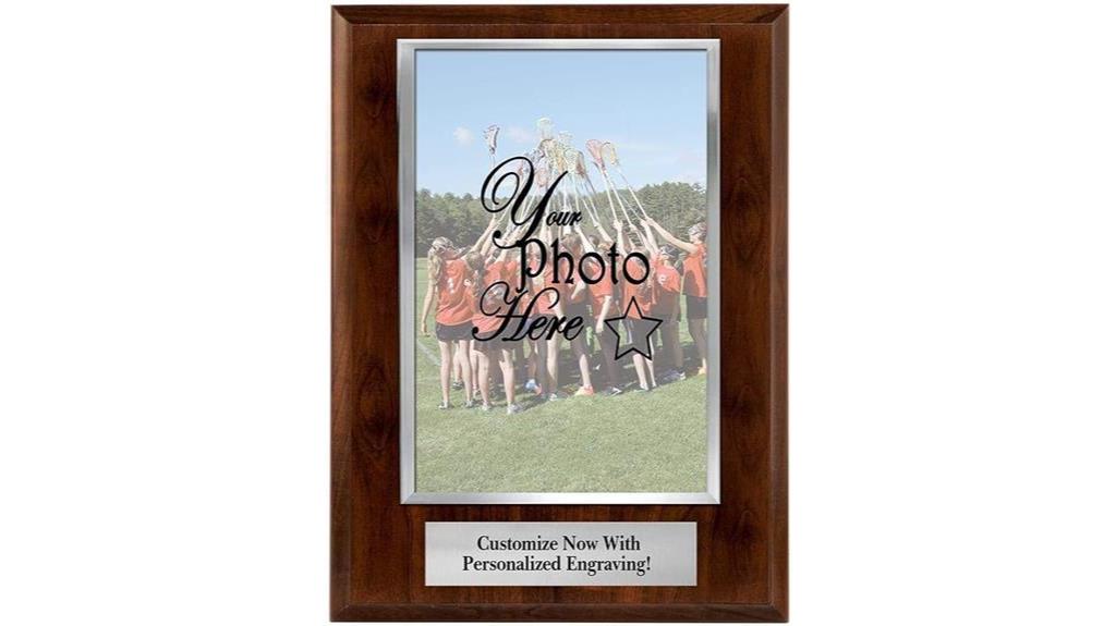 custom silver photo plaque