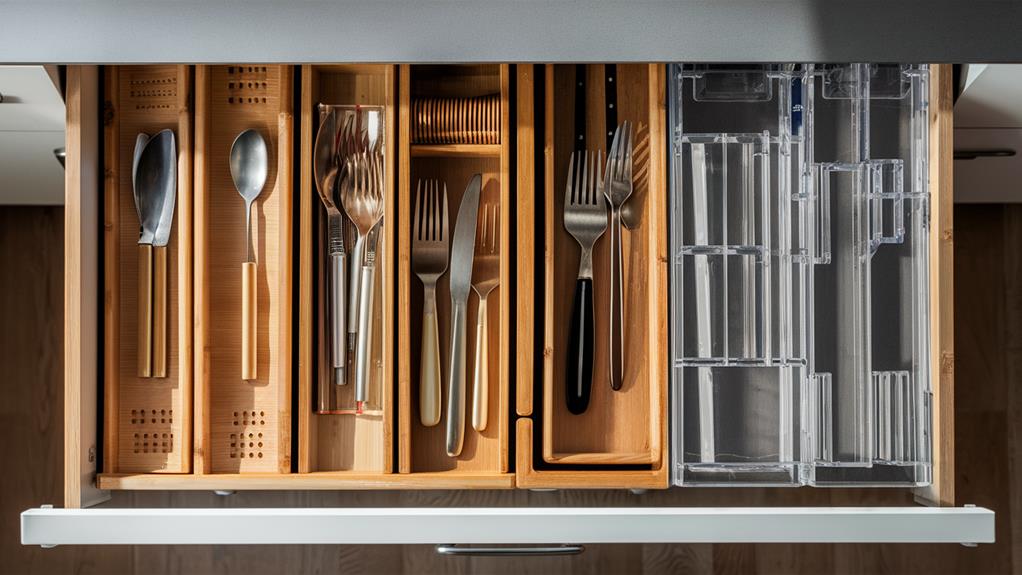 cutlery drawer organizer selection