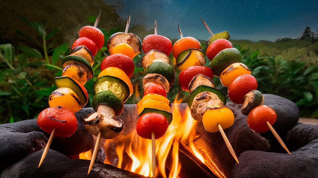 delicious and healthy skewers