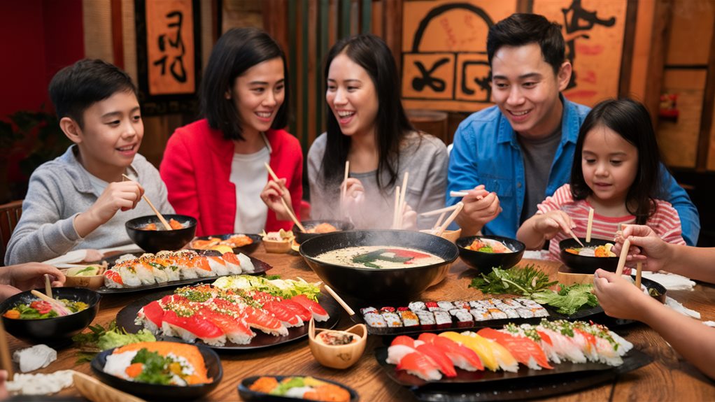 delicious asian food experience